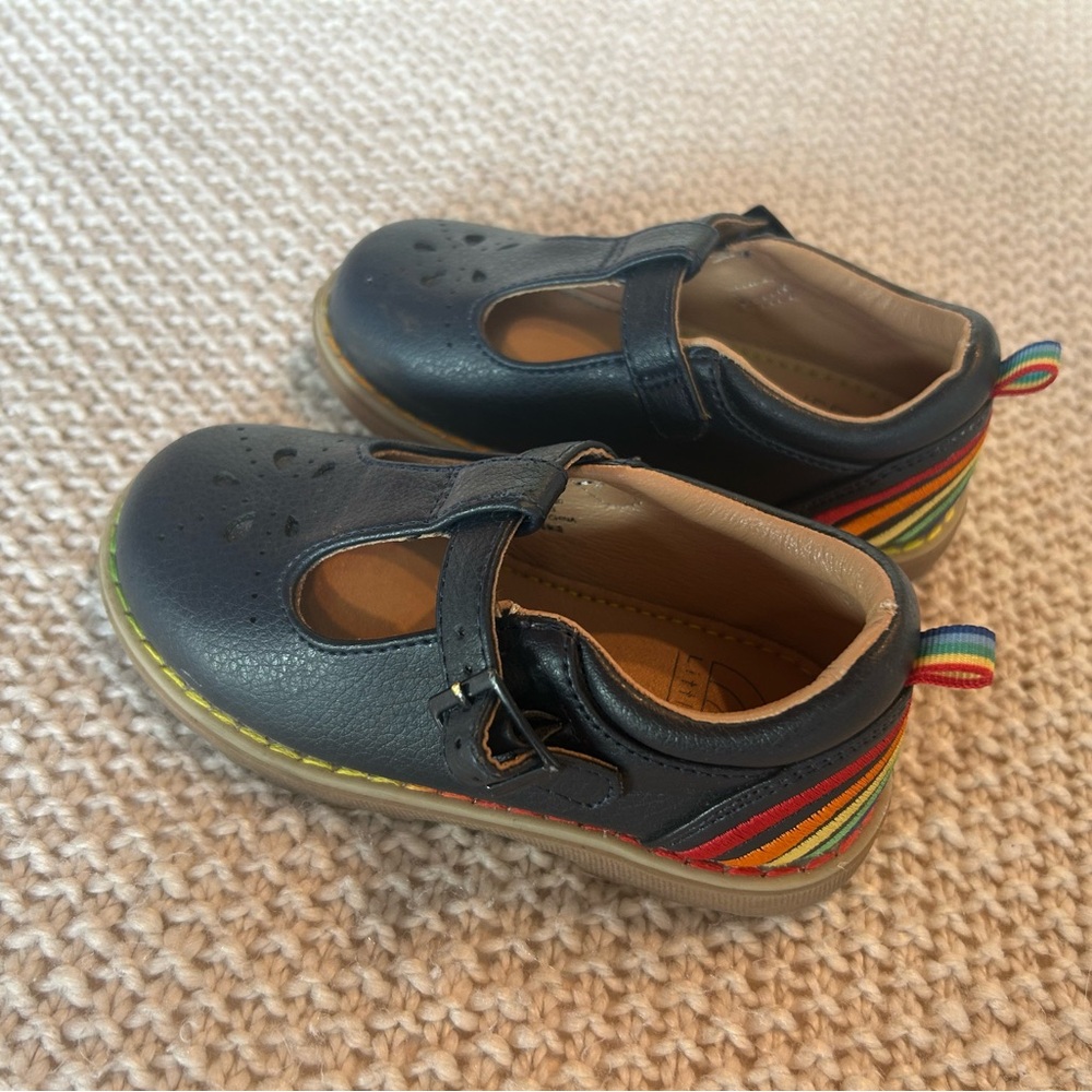 Little Bird rainbow t-bar Mary Janes